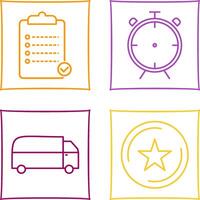 checklist and limited offer Icon vector