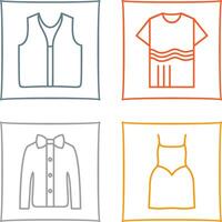 Swimming Vest and Accessory Icon vector