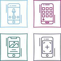 Voice Record and Device Icon vector