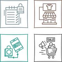 Shopping and Store Icon vector