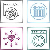 Update and Calendar Icon vector