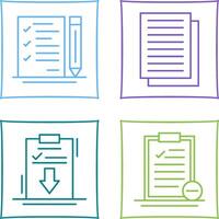 Agreement and Document Icon vector