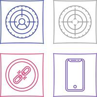 Goal and Target Icon vector