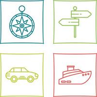 Compass and Direction Icon vector