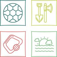 Soccer and Tools Icon vector