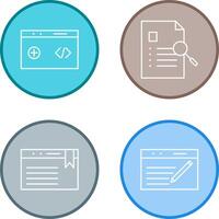 clean code and case study Icon vector