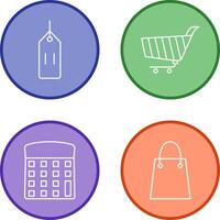 deals and shopping cart Icon vector