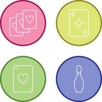Deck of Card and Card Icon vector