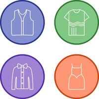 Swimming Vest and Accessory Icon vector