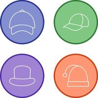 Cap and Hat Icon vector