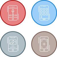 Voice Record and Device Icon vector