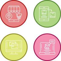 Pin and Replacement Icon vector