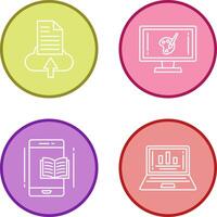 File Upload and Art Icon vector