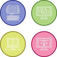 Study and Language Icon vector