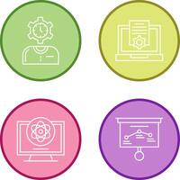 Time and Research Icon vector