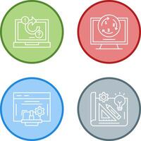 Incubator and Inovation Icon vector