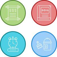 History and Math Icon vector