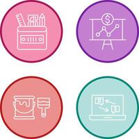 Stationery and Presentation Icon vector