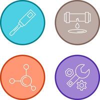 Screwdriver and Leak Icon vector