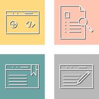 clean code and case study Icon vector