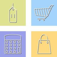 deals and shopping cart Icon vector