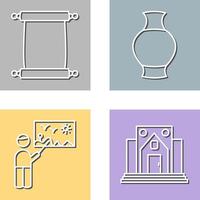 Scroll of Paper and Antique Icon vector