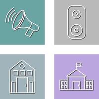 Announcing and Speaker Icon vector