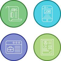 Smart Phone and News Paper Icon vector