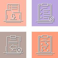 Save List and Task List Icon vector