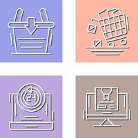 Sale and Add to Basket Icon vector