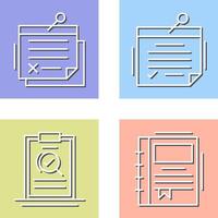 Note and Note Icon vector