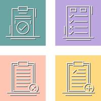 Today to Done Check List and Checkmark Icon vector