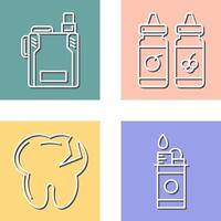 Vape and Vape Liquid Icon vector