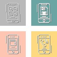 Calculator and Backup file Icon vector