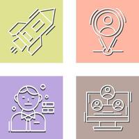 Start Up and Placeholder Icon vector