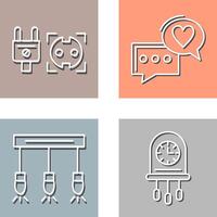 Socket and Chat Icon vector