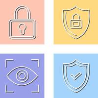 Lock and Privacy Icon vector