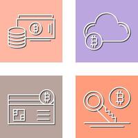 Money and Cloud Icon vector