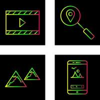 animation and tracking services Icon vector