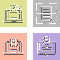 Call and Scan Icon vector