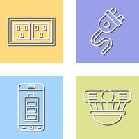 Socket and Plug Icon vector