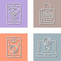 Discount and Delivery Icon vector