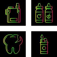 Vape and Vape Liquid Icon vector