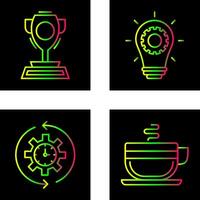 Trophy and Innoation Icon vector