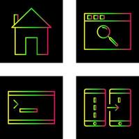homepage and browser Icon vector
