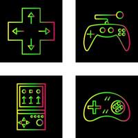 Direction Key and Gaming Control Icon vector