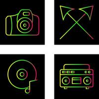 Camera and Arrows Icon vector