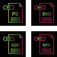 PS and SVG Icon vector