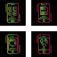 Calculator and Backup file Icon vector