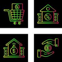 compras impuesto y inmuebles icono vector